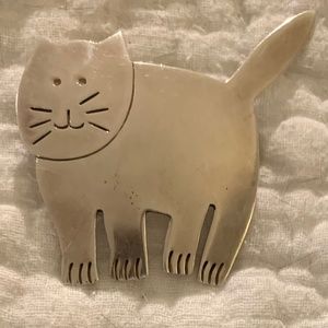 Taxco cat pin  very collectible